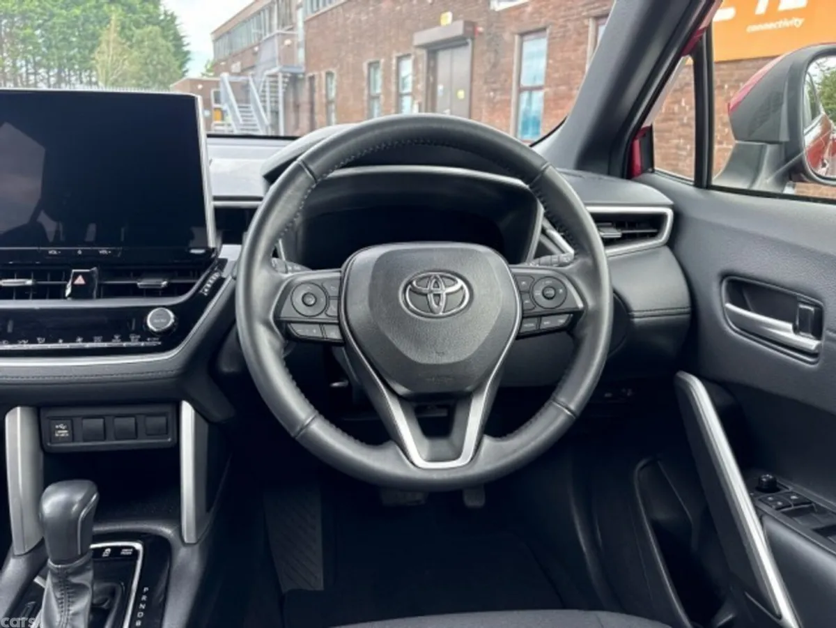 Toyota Corolla Cross SUV, Petrol Hybrid, 2023, Red