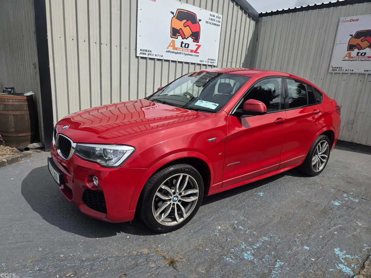 BMW X4 SUV, Diesel, 2015, Red