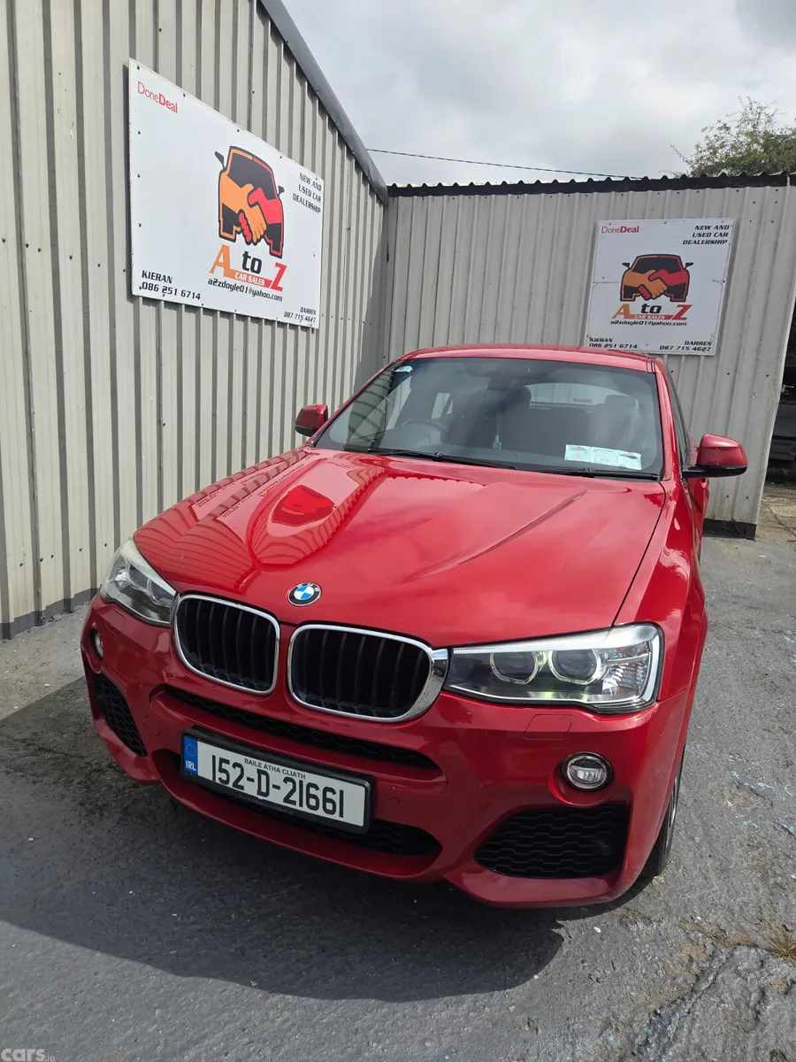 BMW X4 SUV, Diesel, 2015, Red