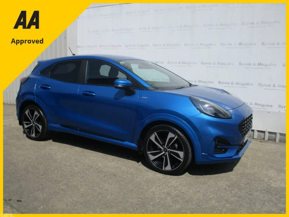 Ford Puma MPV, Petrol Hybrid, 2022, Blue