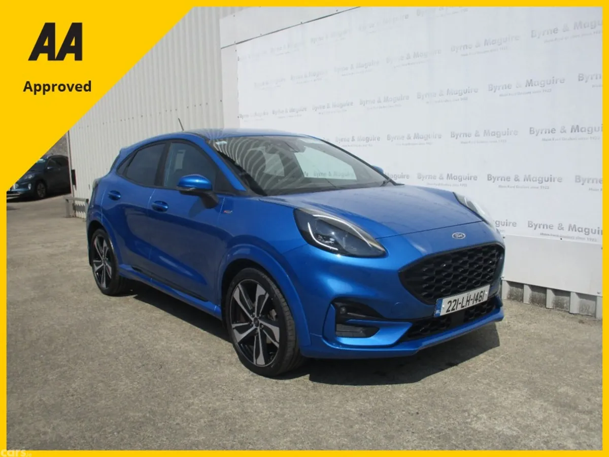 Ford Puma MPV, Petrol Hybrid, 2022, Blue