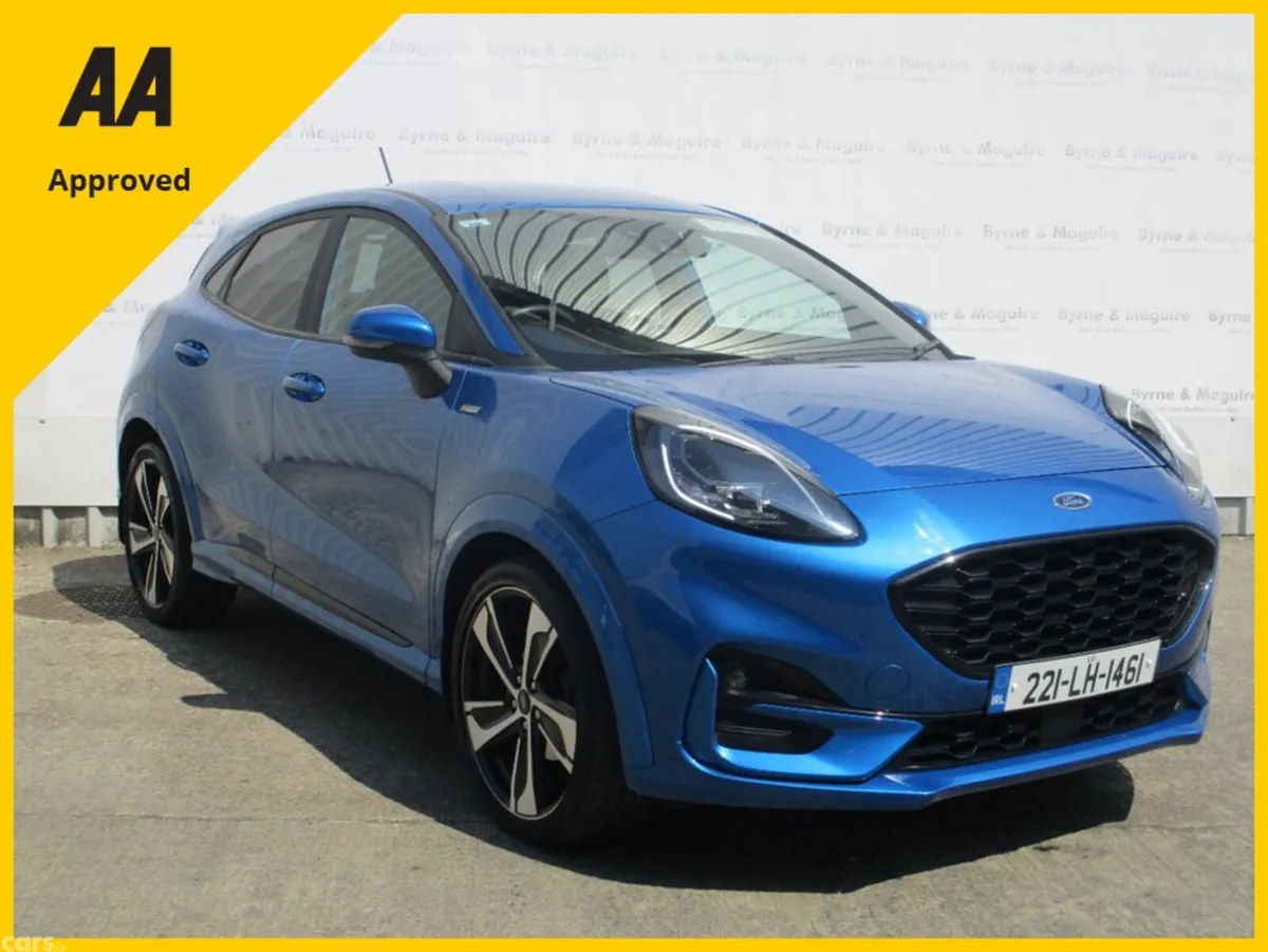 Ford Puma MPV, Petrol Hybrid, 2022, Blue