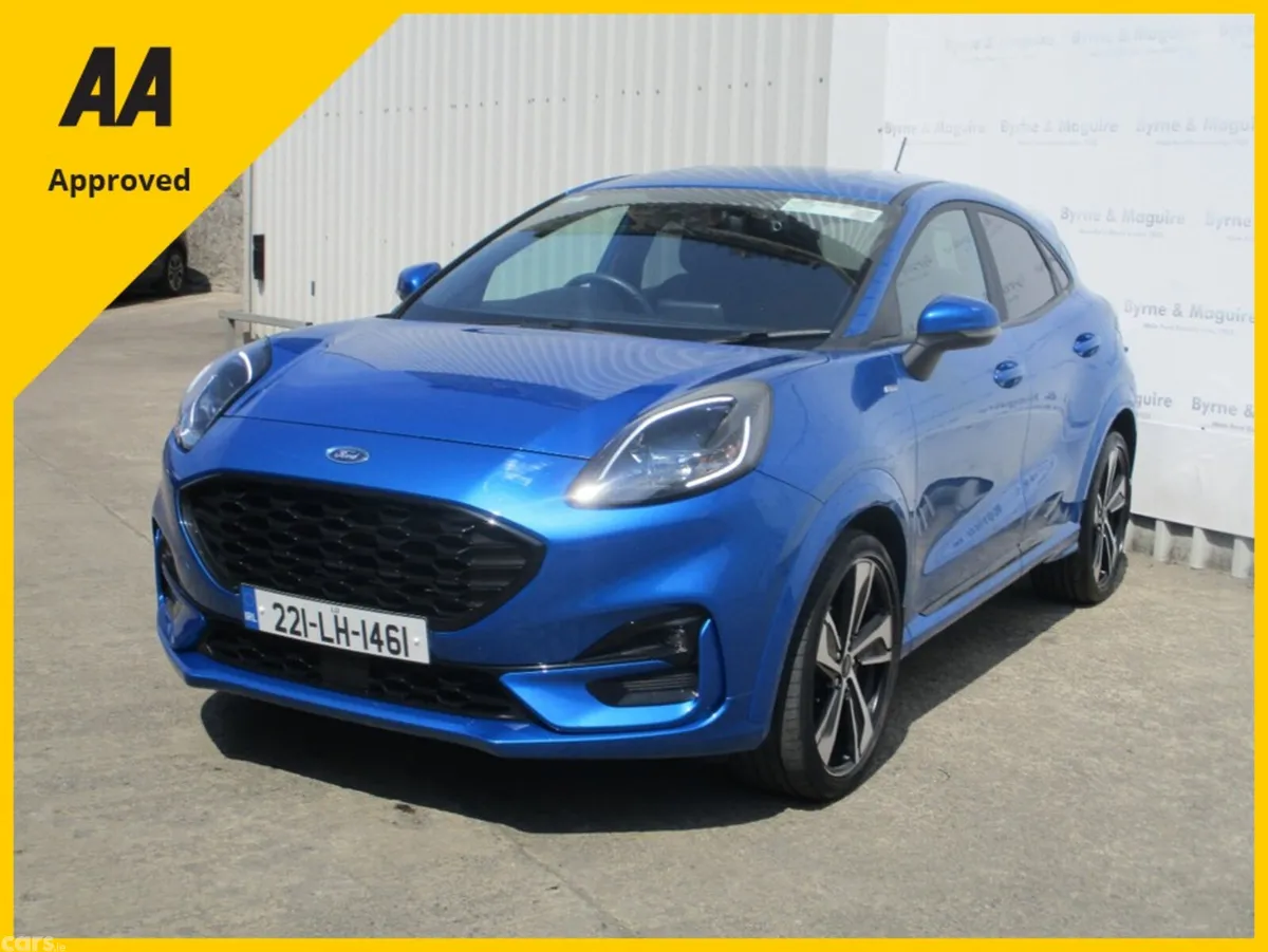 Ford Puma MPV, Petrol Hybrid, 2022, Blue