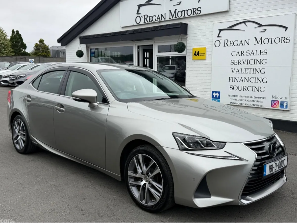 Lexus IS Saloon, Petrol Hybrid, 2018, Silver