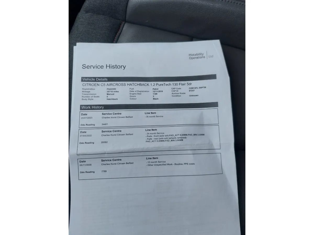 Citroen C5 Aircross Hatchback, Petrol, 2019, Black