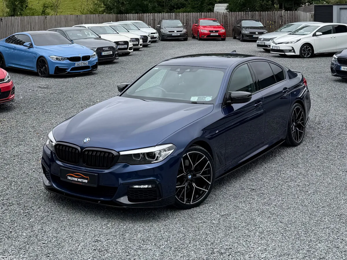 BMW 5-Series Saloon, Diesel, 2019, Blue