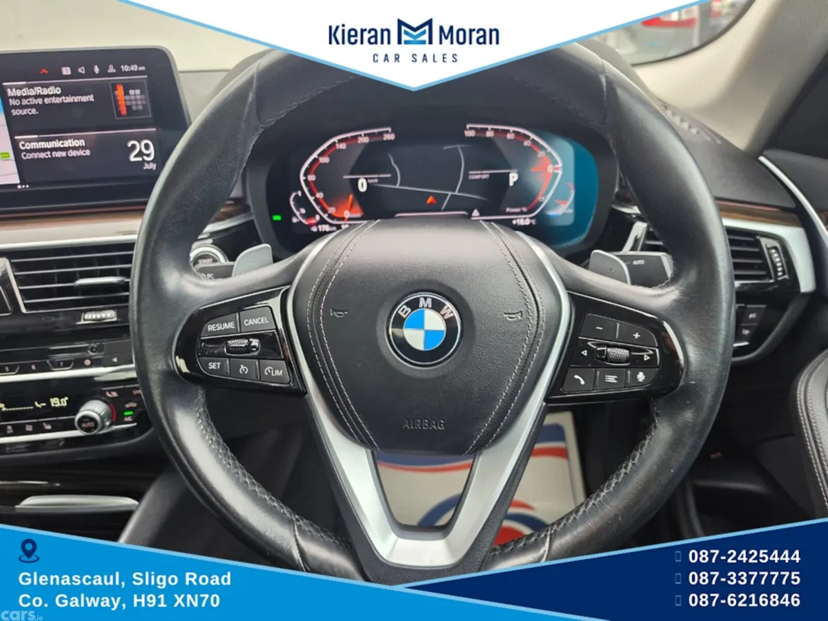 BMW 5-Series Saloon, Petrol, 2021, Grey