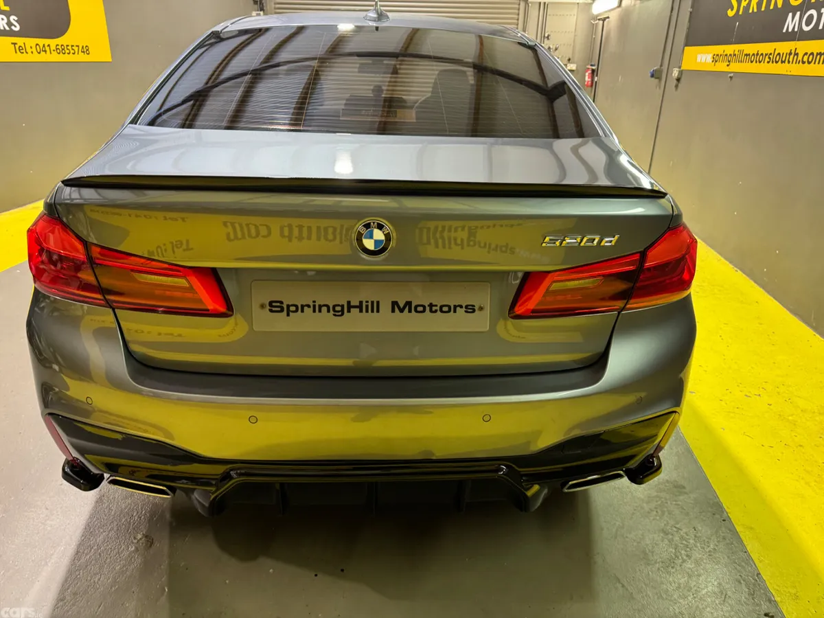 BMW 5-Series Saloon, Diesel, 2017, Blue