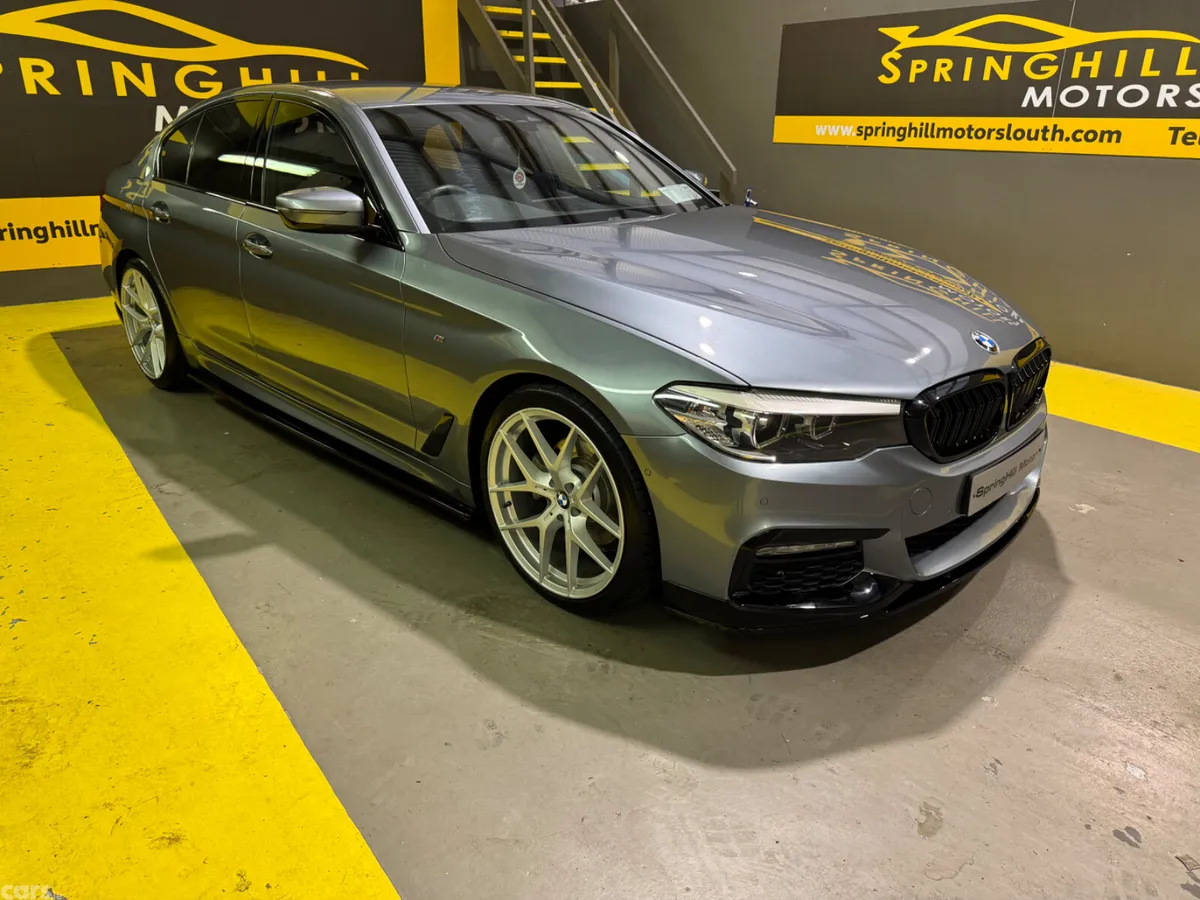 BMW 5-Series Saloon, Diesel, 2017, Blue