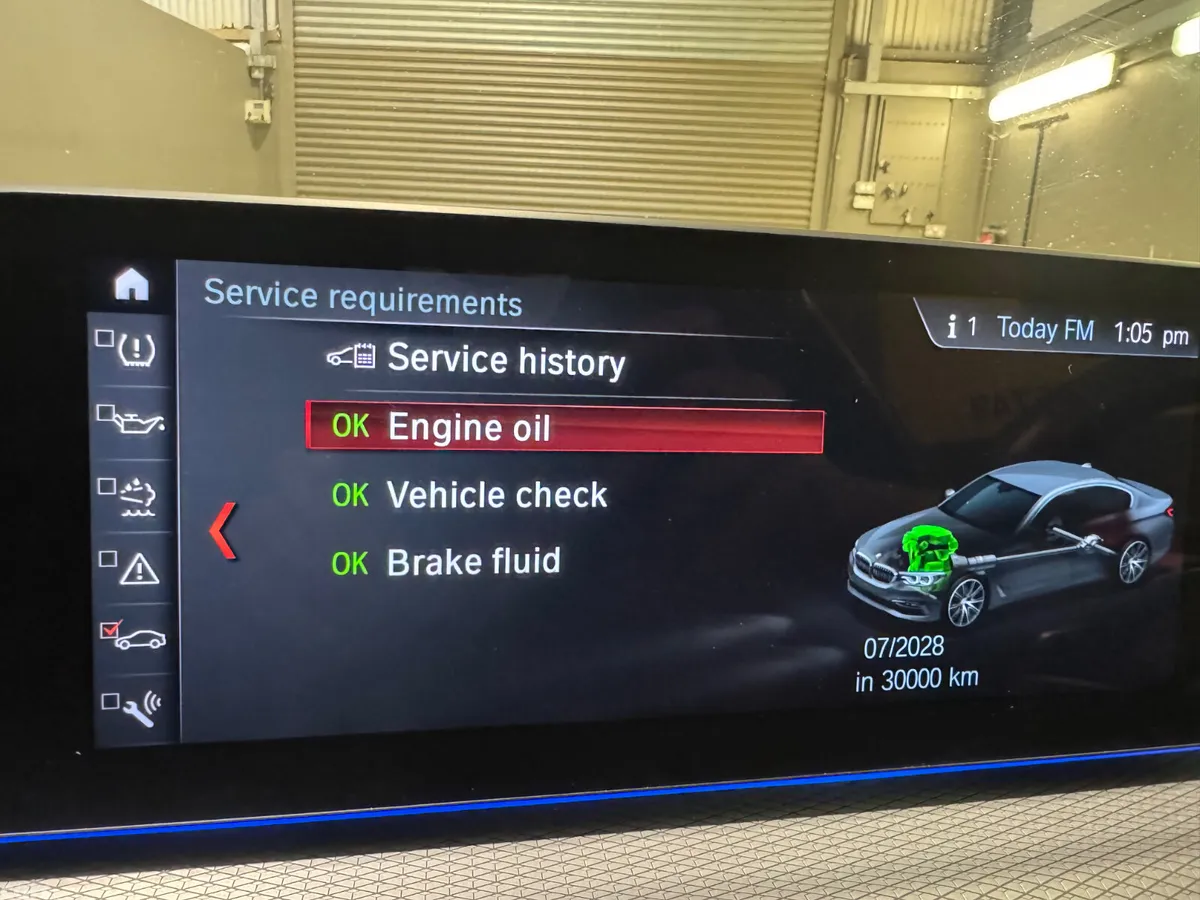 BMW 5-Series Saloon, Diesel, 2017, Blue