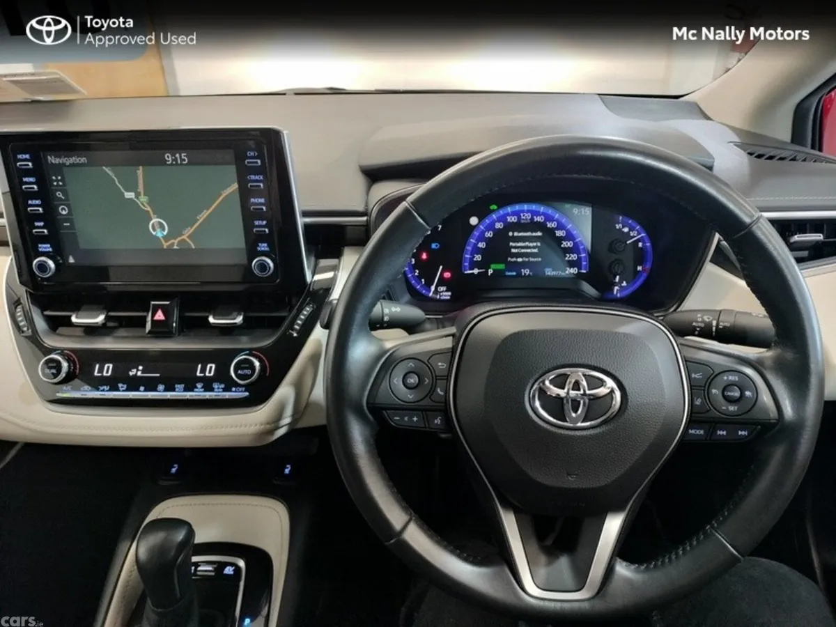 Toyota Corolla Saloon, Petrol Hybrid, 2020, Red