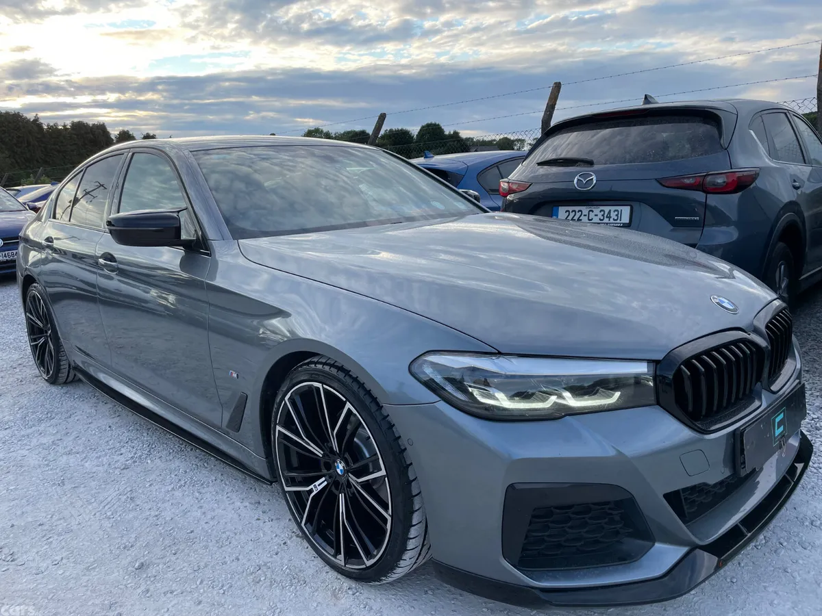 BMW 5-Series Saloon, Diesel, 2021, Blue