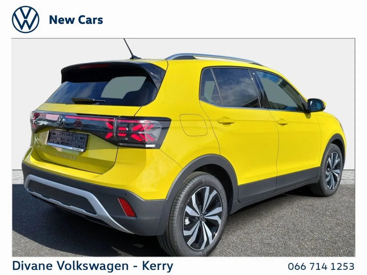 Volkswagen T-Cross SUV, Petrol, 2025, Yellow