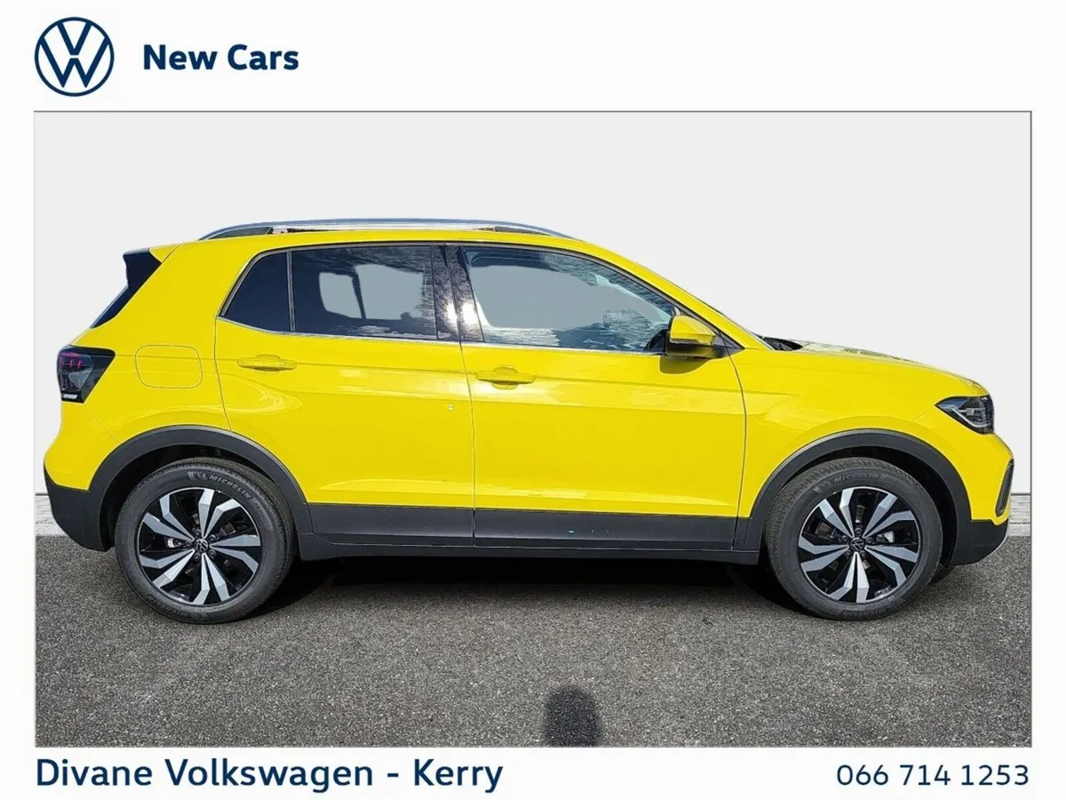 Volkswagen T-Cross SUV, Petrol, 2025, Yellow