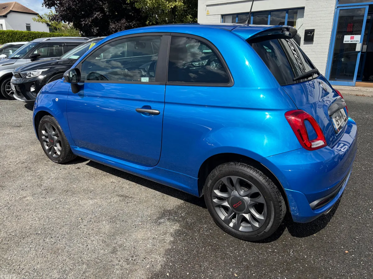 Fiat 500 Hatchback, Petrol, 2019, Blue