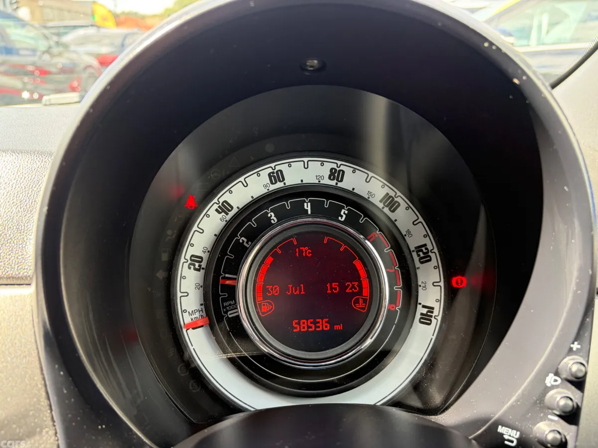 Fiat 500 Hatchback, Petrol, 2019, Blue