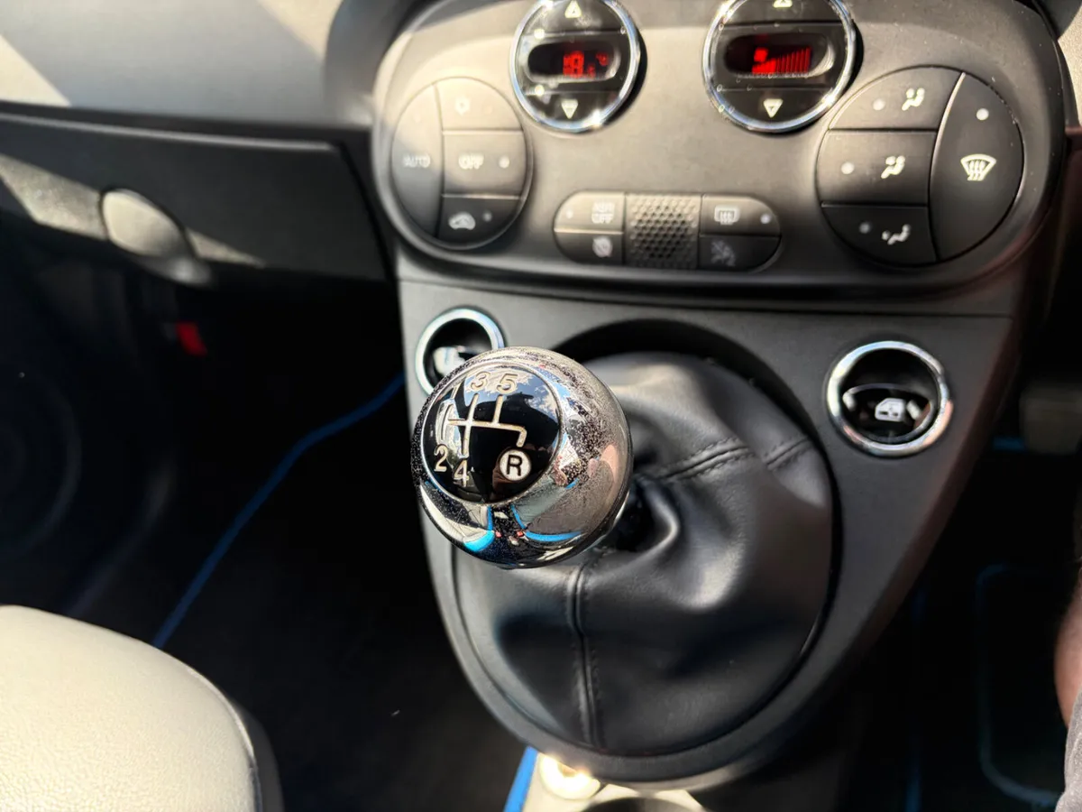 Fiat 500 Hatchback, Petrol, 2019, Blue