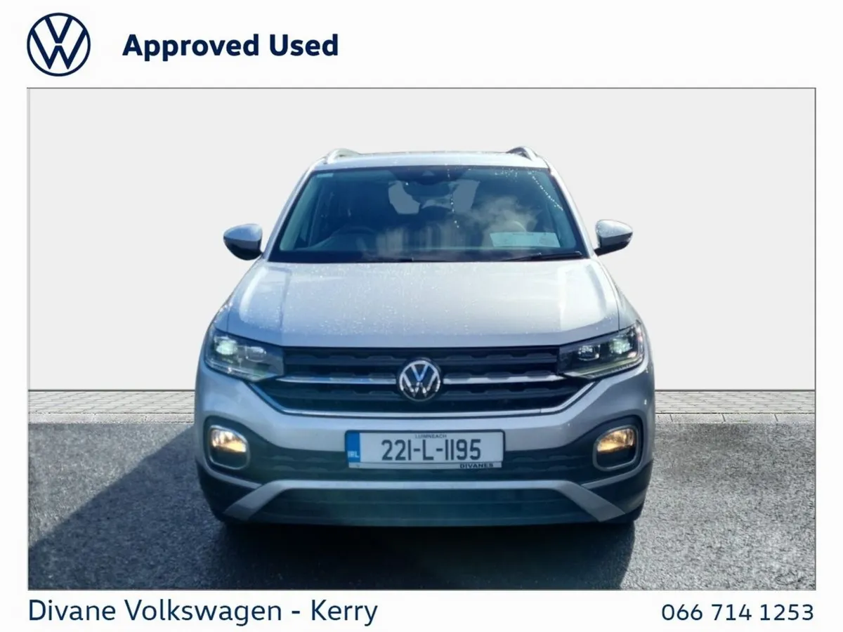 Volkswagen T-Cross Hatchback, Petrol, 2022, Silver