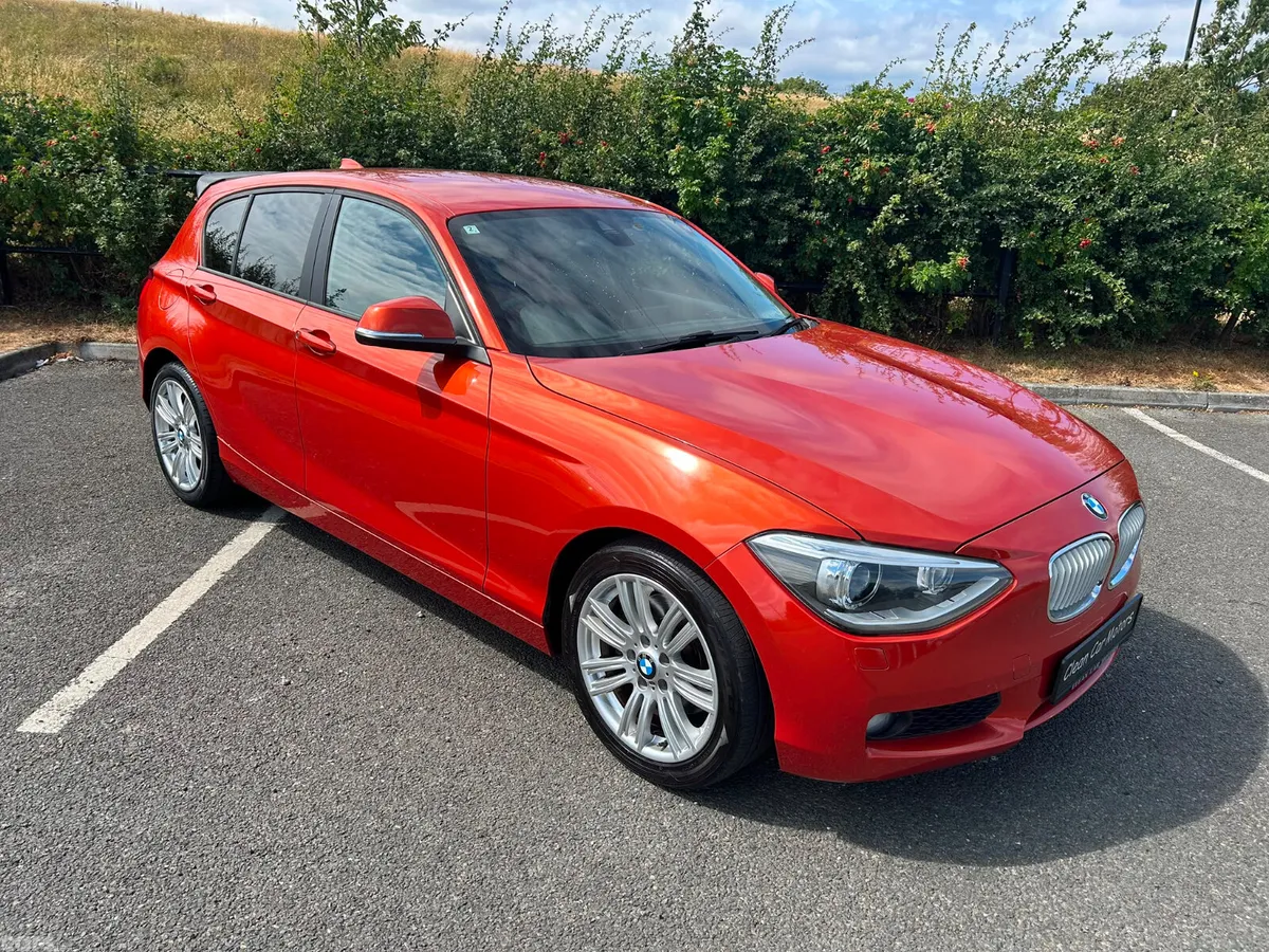 BMW 1-Series Hatchback, Petrol, 2014, Orange