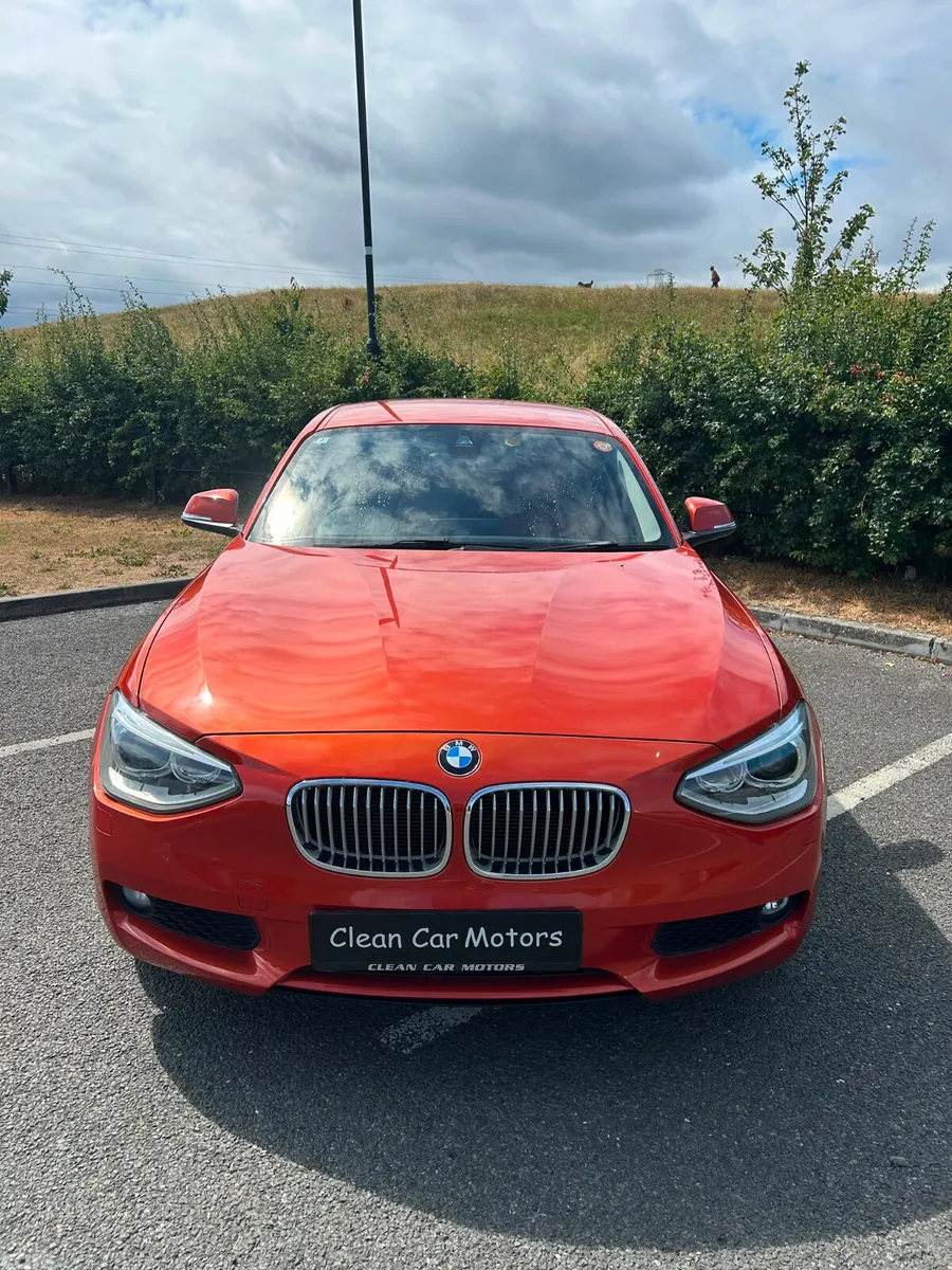 BMW 1-Series Hatchback, Petrol, 2014, Orange