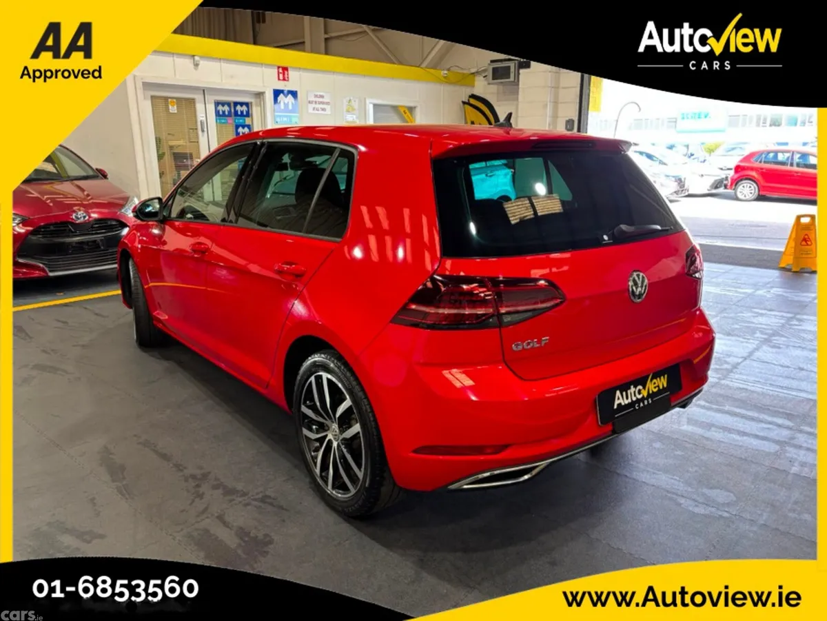 Volkswagen Golf Hatchback, Petrol, 2019, Red