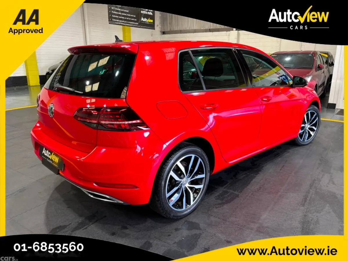Volkswagen Golf Hatchback, Petrol, 2019, Red