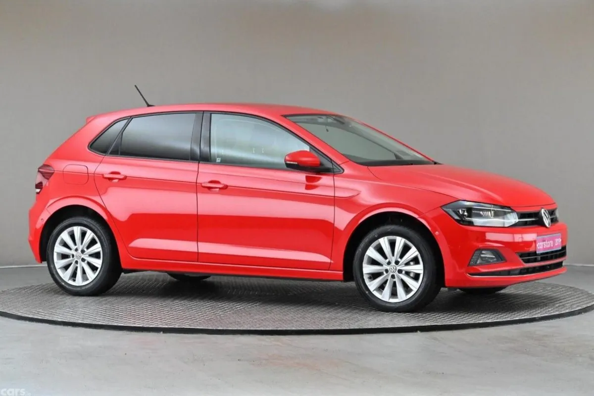 Volkswagen Polo Hatchback, Petrol, 2019, Red