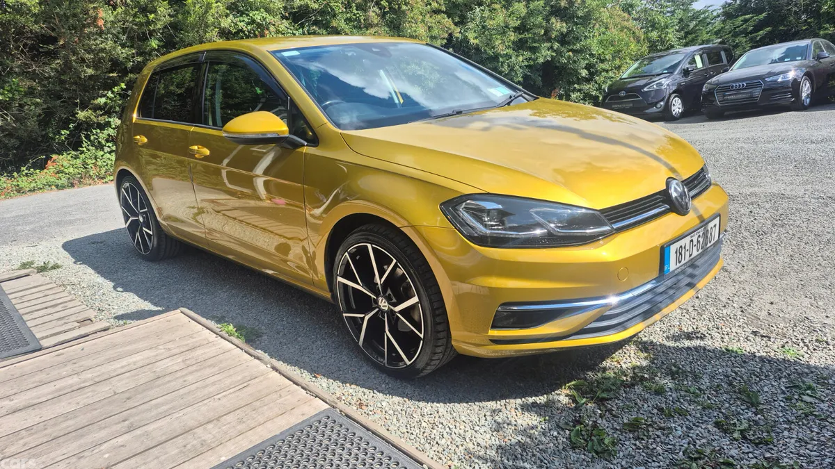 Volkswagen Golf Hatchback, Petrol, 2018, Gold