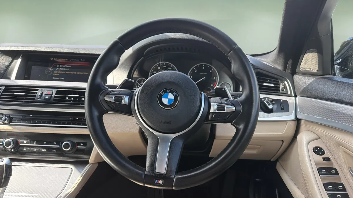 BMW 5-Series Saloon, Diesel, 2015, Black