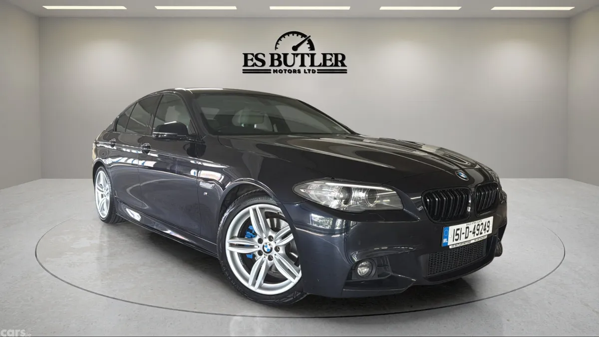 BMW 5-Series Saloon, Diesel, 2015, Black