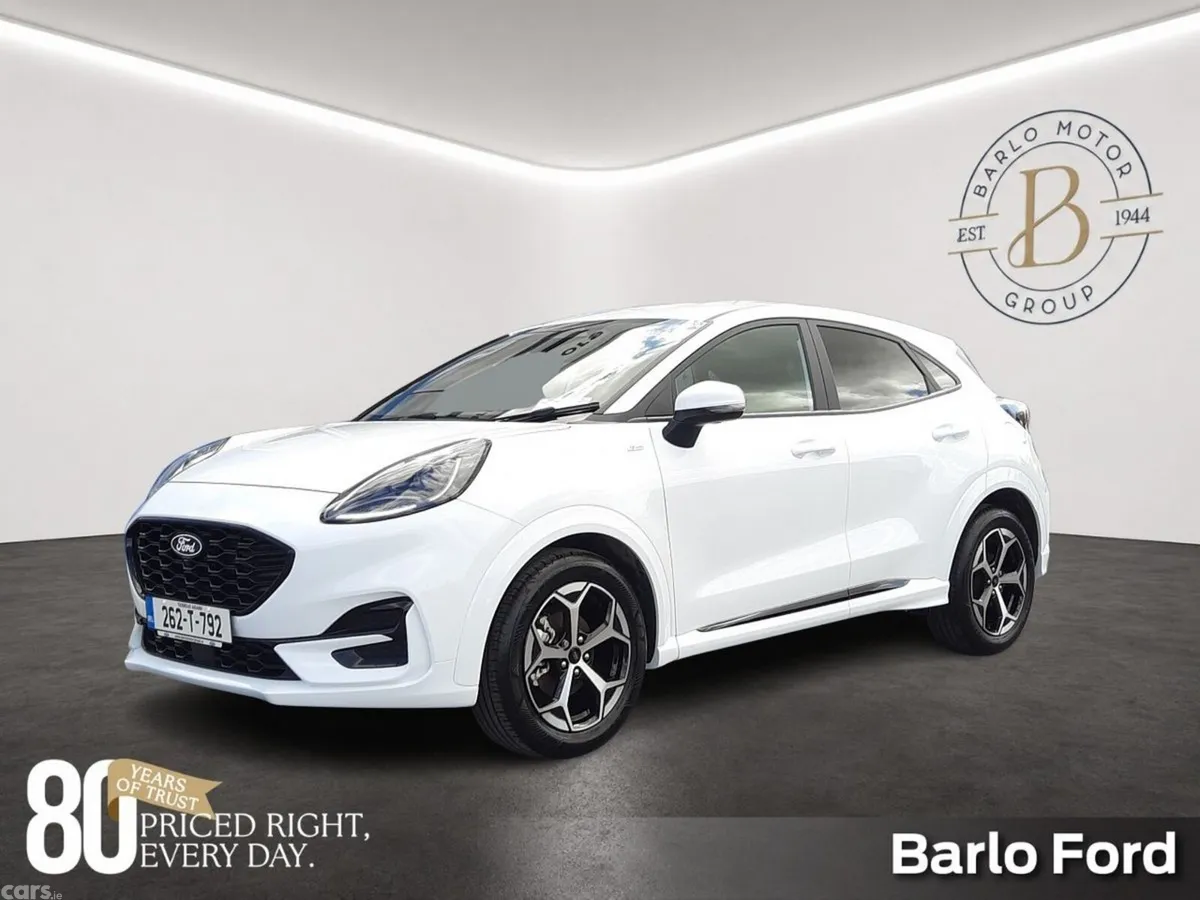 Ford Puma Hatchback, Petrol Hybrid, 2026, White