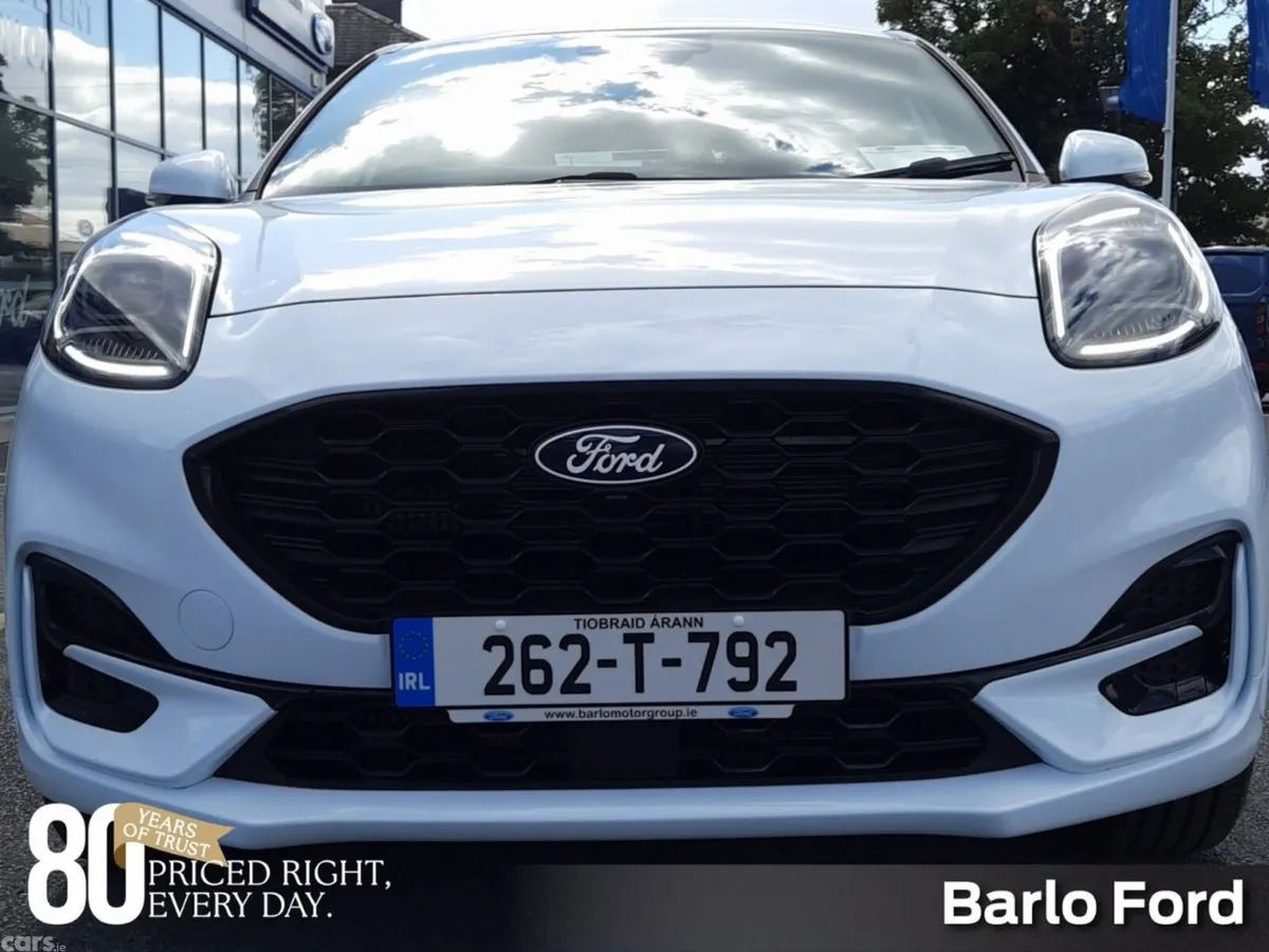 Ford Puma Hatchback, Petrol Hybrid, 2026, White