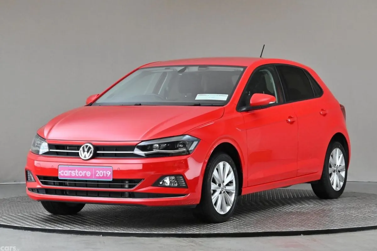Volkswagen Polo Hatchback, Petrol, 2019, Red