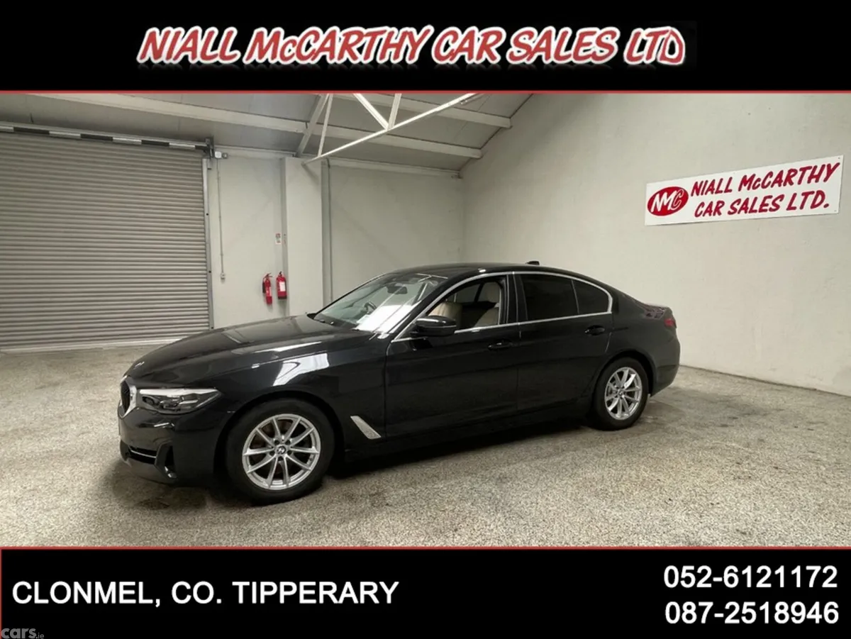 BMW 5-Series Saloon, Diesel, 2021, Black