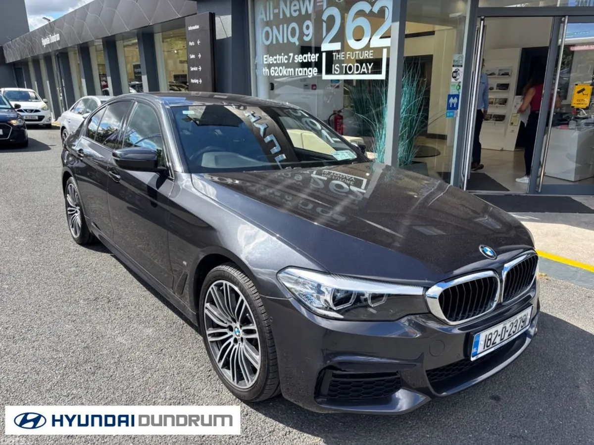 BMW 5-Series Saloon, Petrol Plug-in Hybrid, 2018, Black