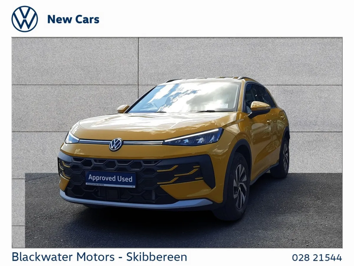 Volkswagen T-Roc SUV, Petrol, 2026, Yellow