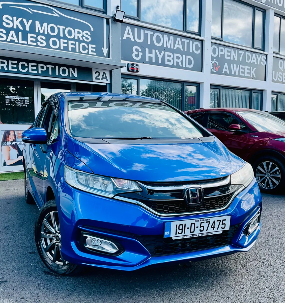 Honda Fit Hatchback, Petrol Hybrid, 2019, Blue