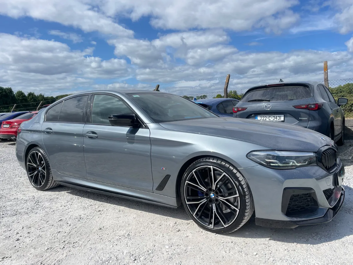 BMW 5-Series Saloon, Diesel, 2021, Blue
