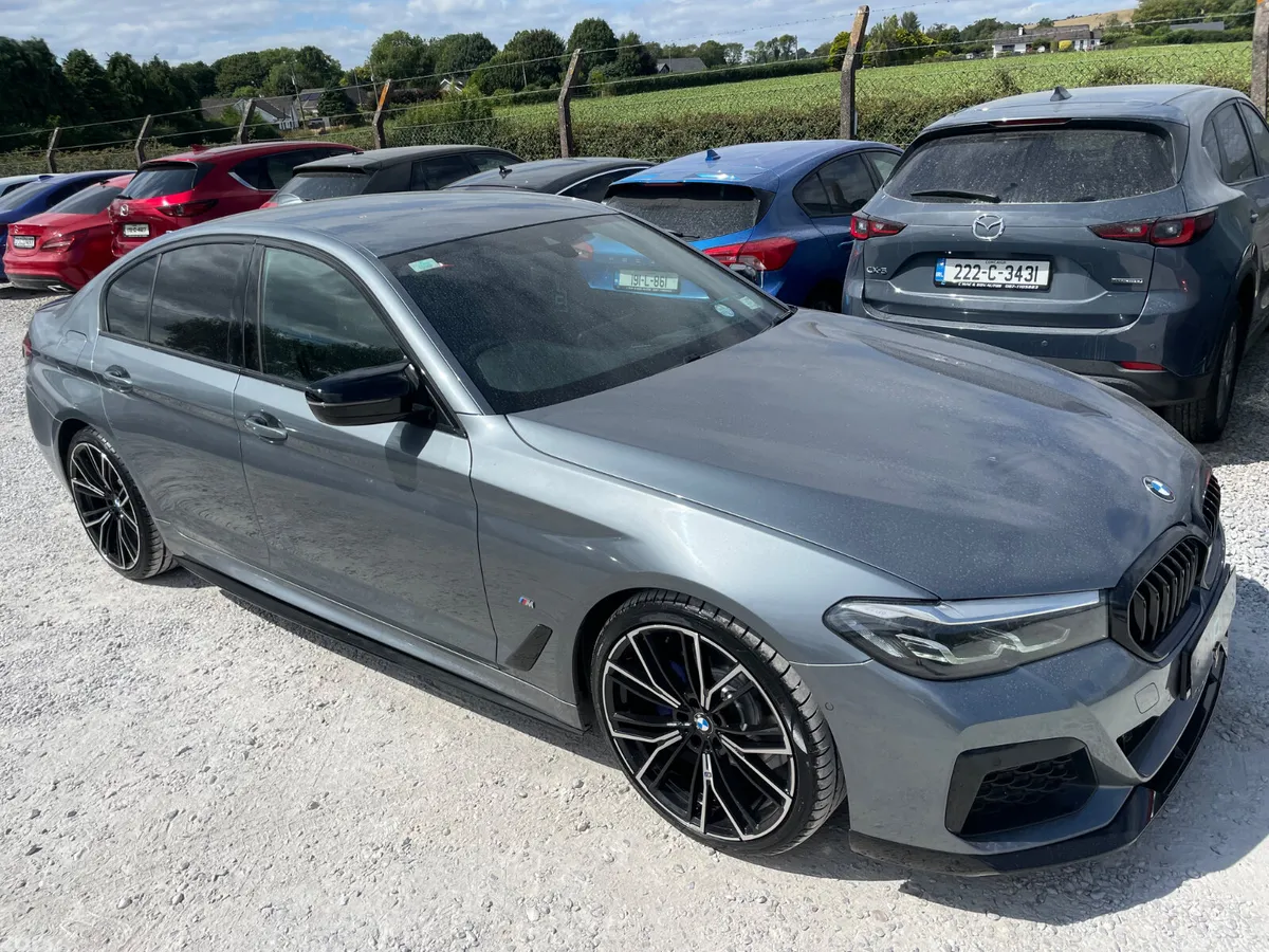 BMW 5-Series Saloon, Diesel, 2021, Blue