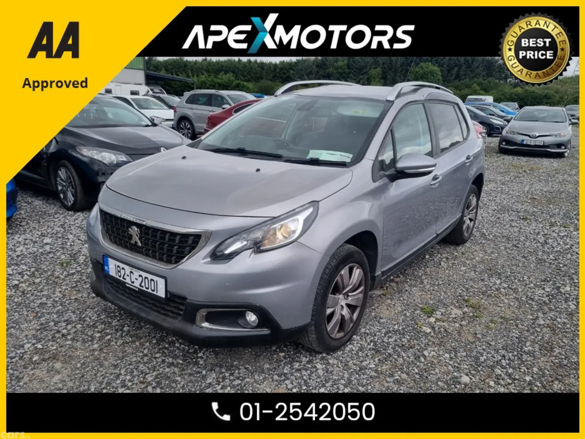 Peugeot 2008 SUV, Petrol, 2018, Grey