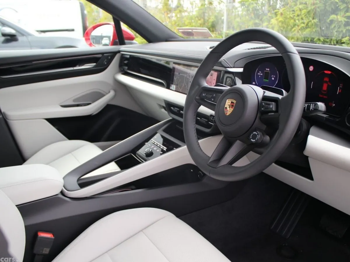 Porsche Macan SUV, Electric, 2026, Red