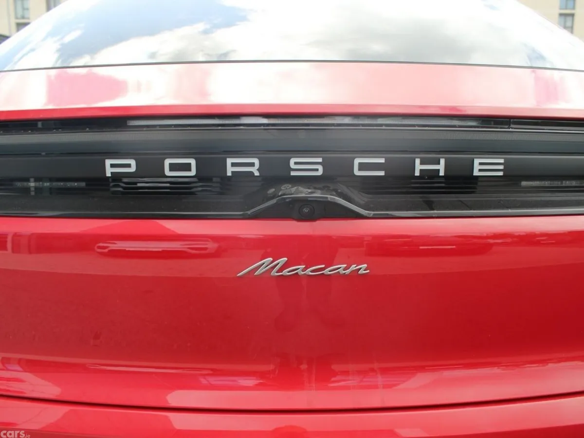 Porsche Macan SUV, Electric, 2026, Red