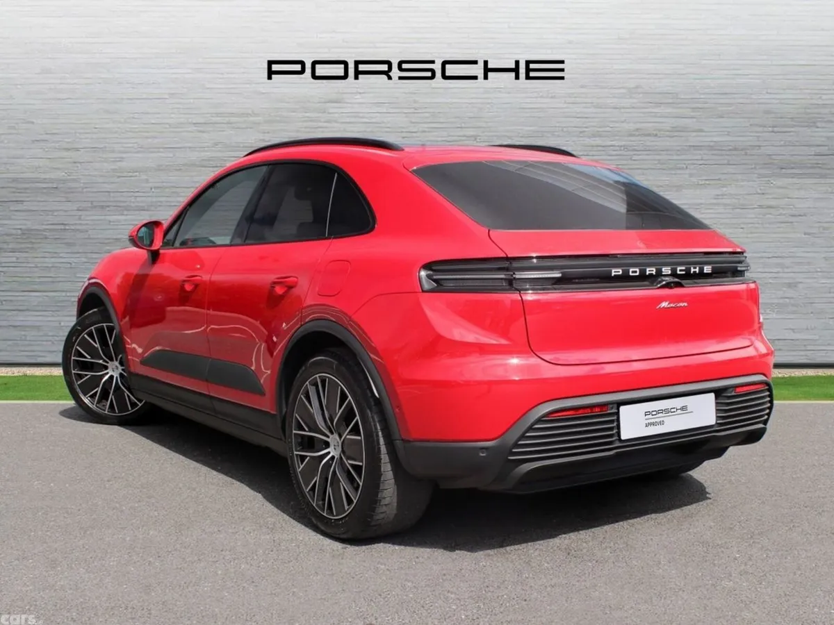 Porsche Macan SUV, Electric, 2026, Red