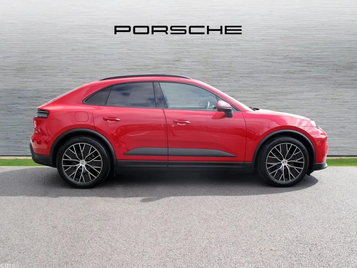 Porsche Macan SUV, Electric, 2026, Red