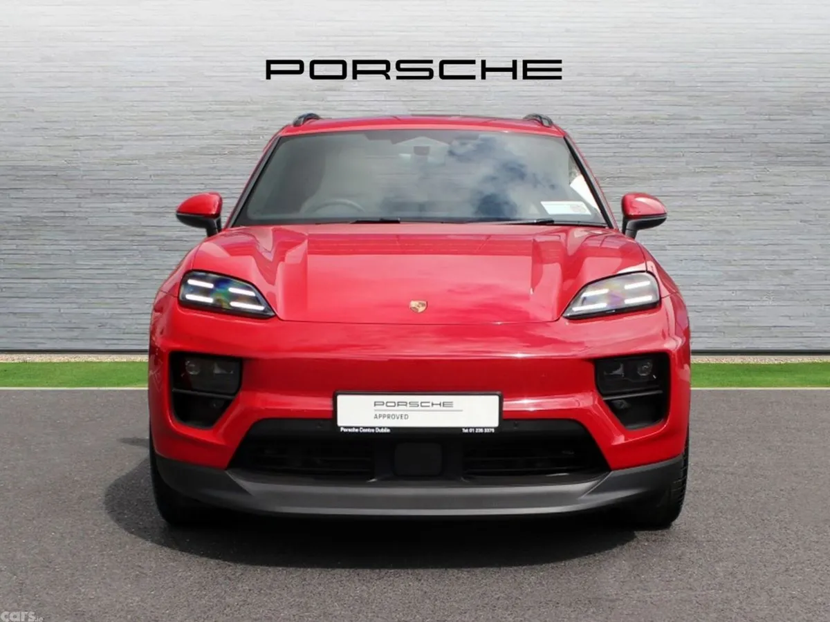 Porsche Macan SUV, Electric, 2026, Red
