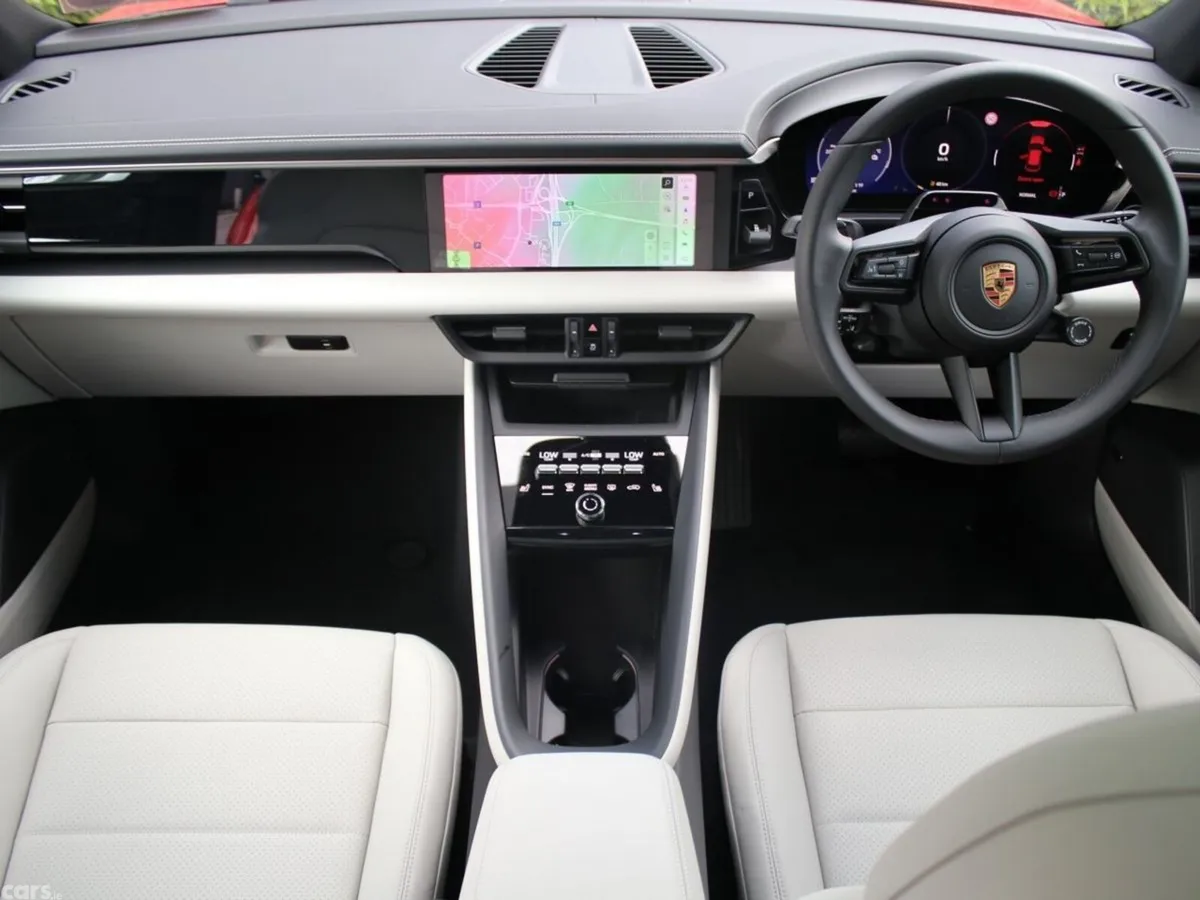 Porsche Macan SUV, Electric, 2026, Red