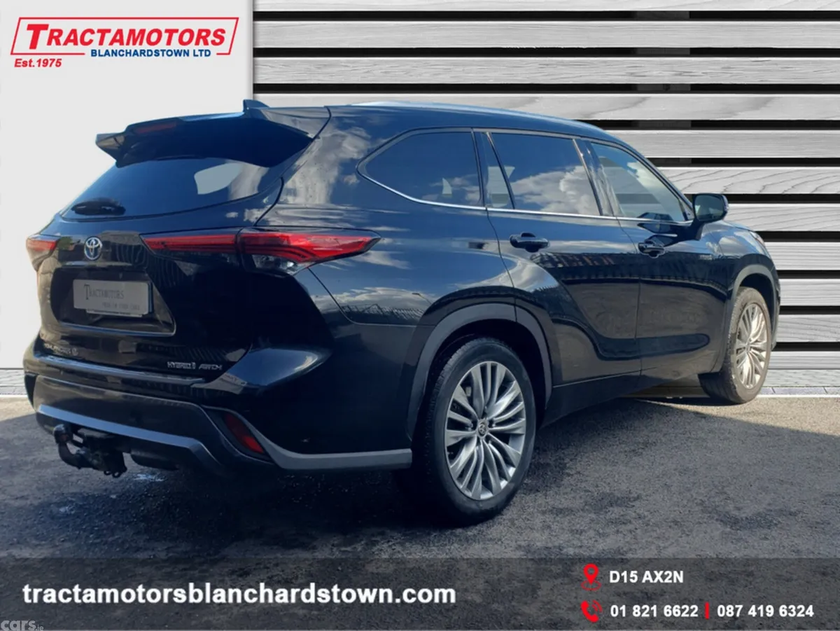 Toyota Highlander Estate, Petrol Hybrid, 2022, Black
