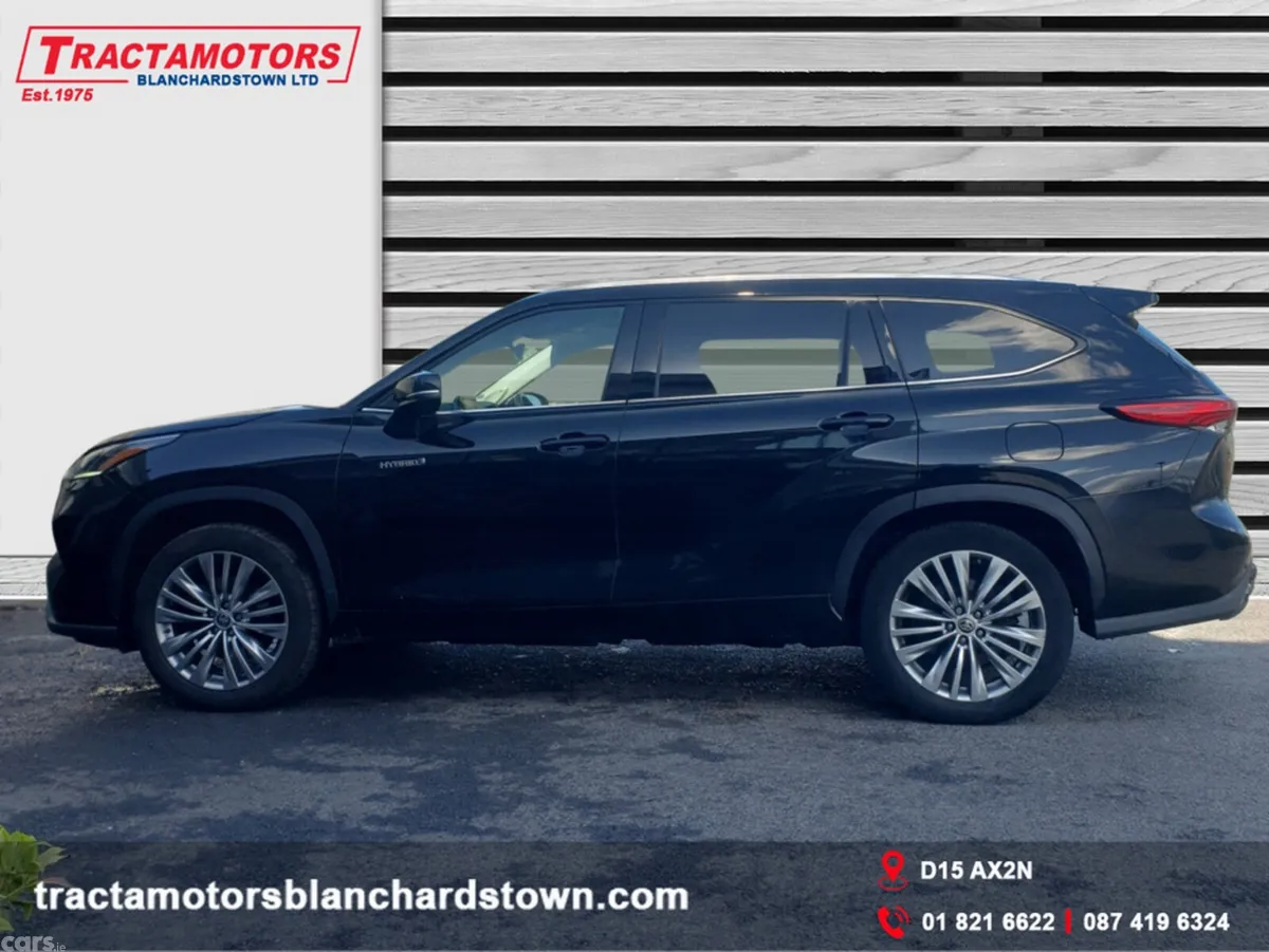 Toyota Highlander Estate, Petrol Hybrid, 2022, Black