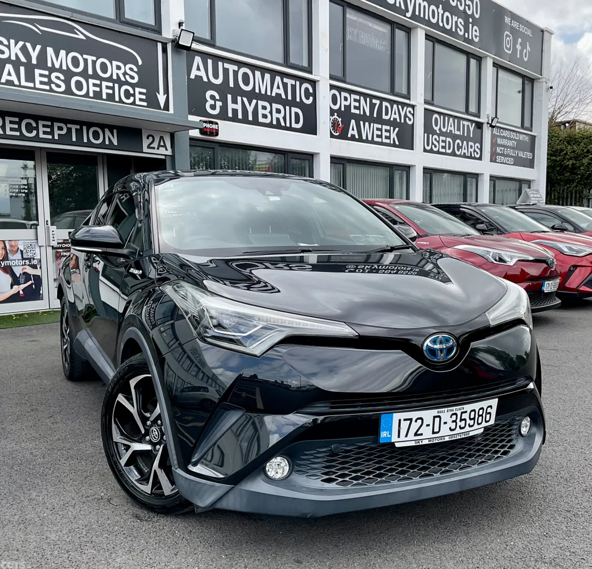 Toyota C-HR Hatchback, Petrol Hybrid, 2017, Black