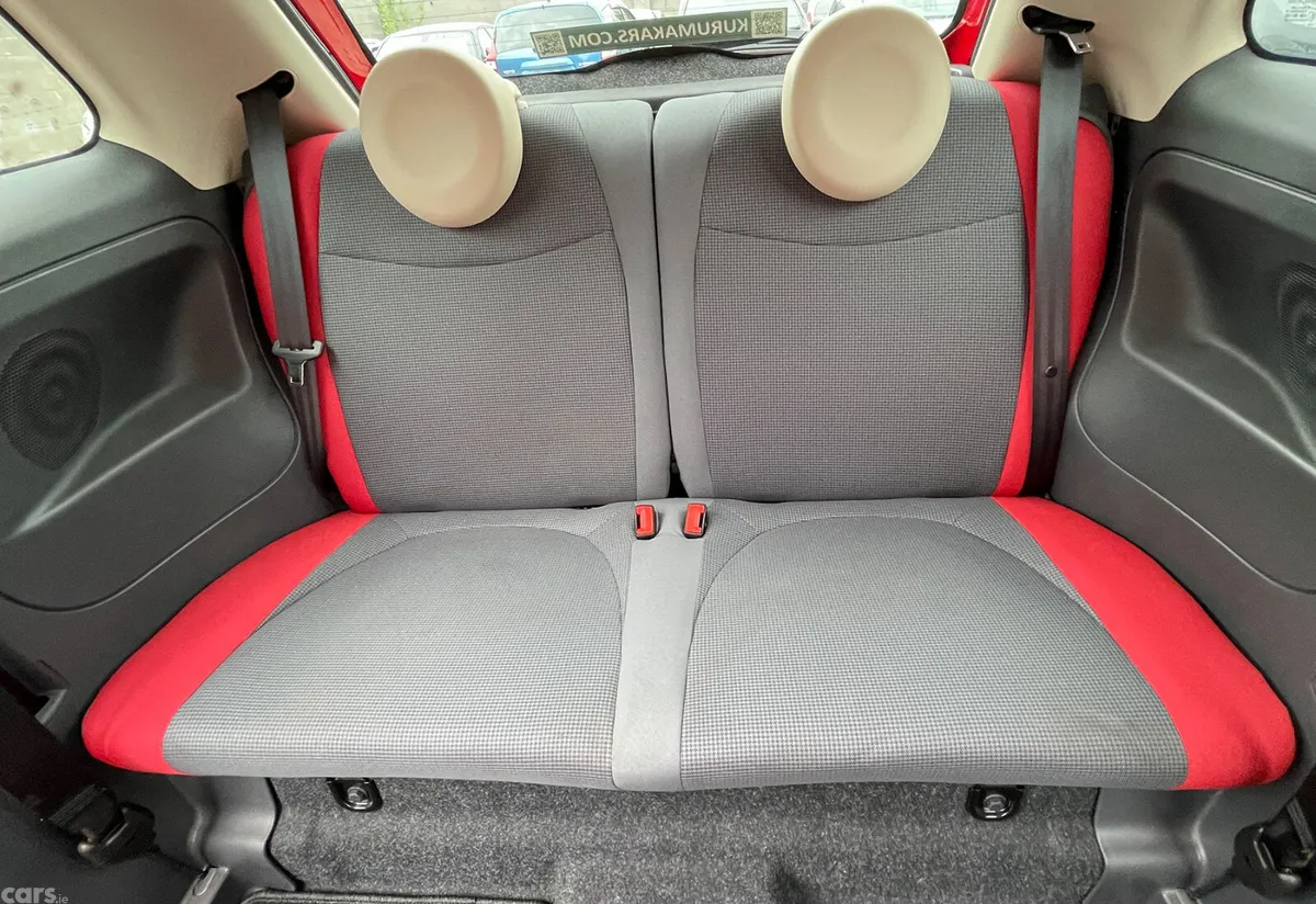 Fiat 500 Hatchback, Petrol, 2016, Red